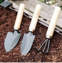 GARDEN TOOLS SMALL BLACK
