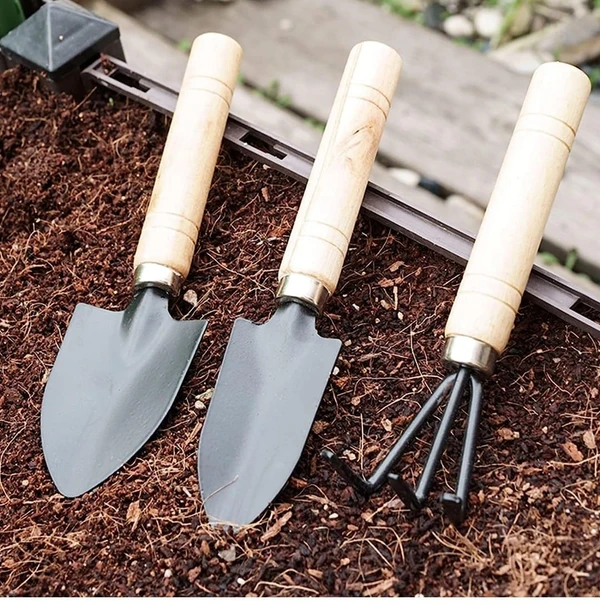 GARDEN TOOLS SMALL BLACK