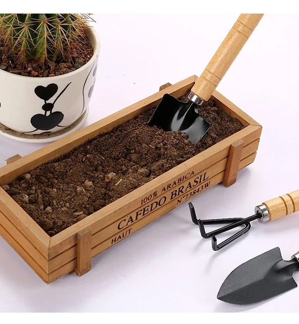 GARDEN TOOLS SMALL BLACK