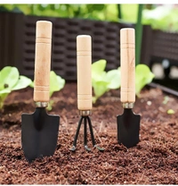 GARDEN TOOLS SMALL BLACK