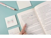TRANSPARENT STICKY NOTES WITHOUT BOX (100 SHEETS)