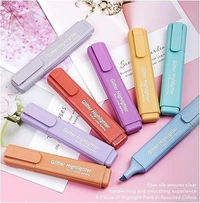 GLITTER HIGHLIGHTER (PACK OF 6 PCS)