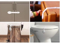 BELT CHILD SAFETY LOCK (SET OF 10) - White
