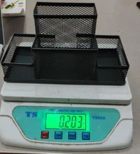 MULTI COMPARTMENT METAL PEN STAND