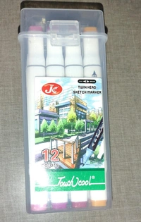 TWIN HEAD SKETCH MARKER (SET OF 12)