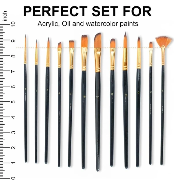 ARTIST BRUSHES (SET OF 12)