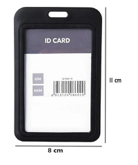 ID CARD HOLDER BLACK (SET OF10) C104 V