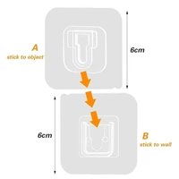 MALE FEMALE ADHESIVE WALL HOOK