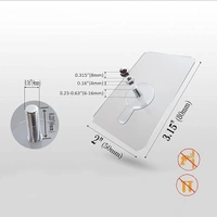 ADHESIVE WALL HOOK WITH SCREW BOLT
