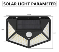 SOLAR LIGHT BK100 WITH SENSOR