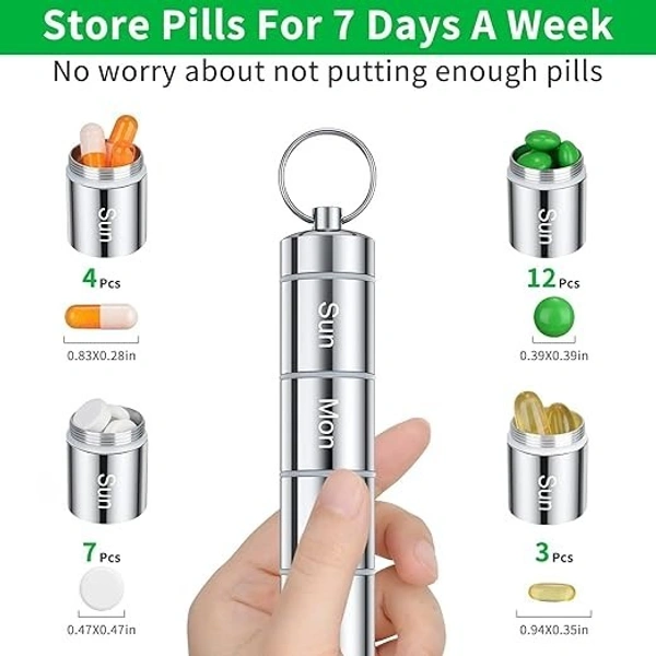 ALUMINIUM ALLOY PILL BOX