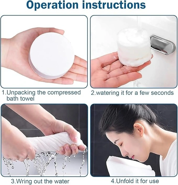 COMPRESSED BATH TOWEL