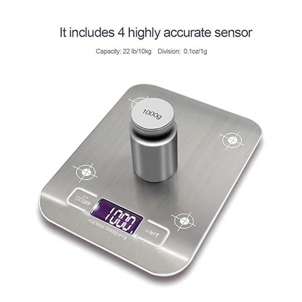 DIGITAL KITCHEN SCALE MAX:10000G D=1G 40PB