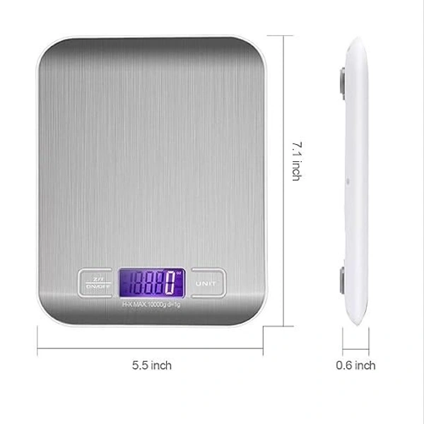 DIGITAL KITCHEN SCALE MAX:10000G D=1G 40PB