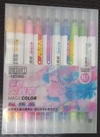 ERASABLE HIGHLIGHTER 2 SIDE (SET OF 10)M956