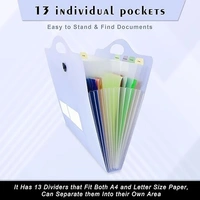EXPANDABLE FILE WITH HANDLE M 8803