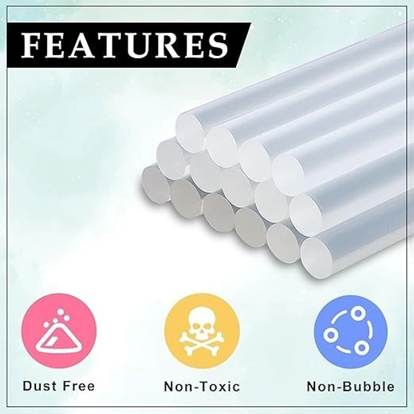 GLUE STICKS 11MM X 160 MM TRANSPARENT 1675PB
