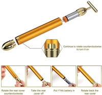GOLD VIBRATION FACE YOGA ROLLER