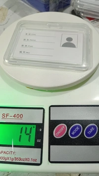ID CARD HOLDER HARD TRANS (SET OF 5) C-113H