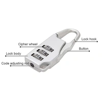 LOCK NUMBER PLASTIC 3 CODE CH-07A