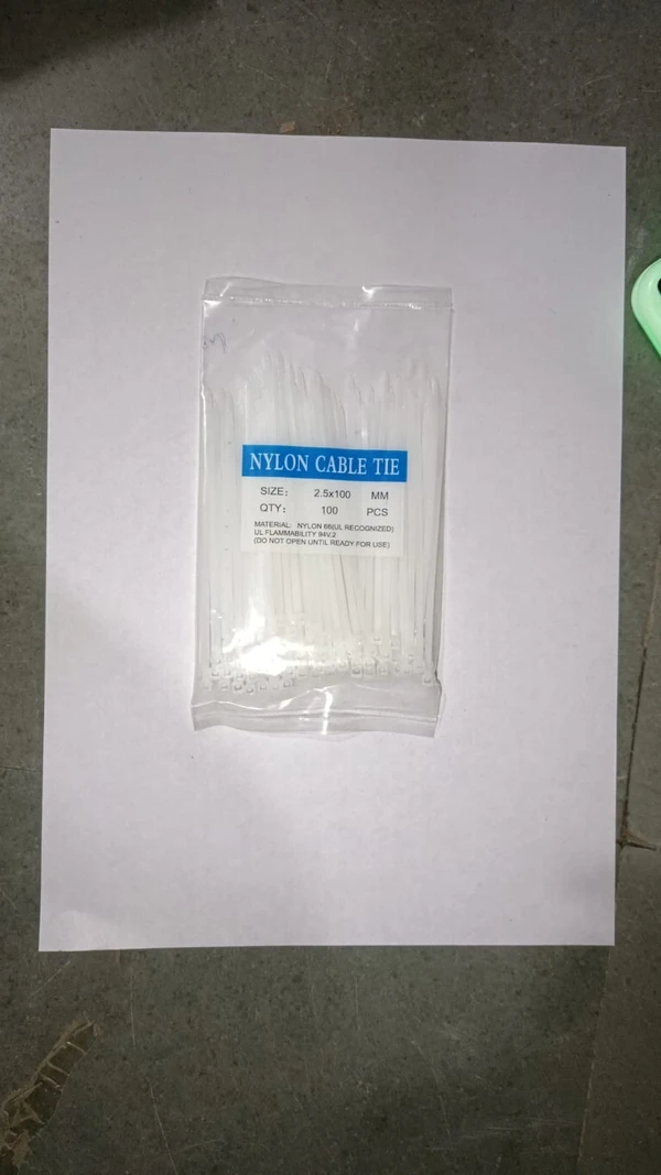 NYLON CABLE TIE 2.5X100MM