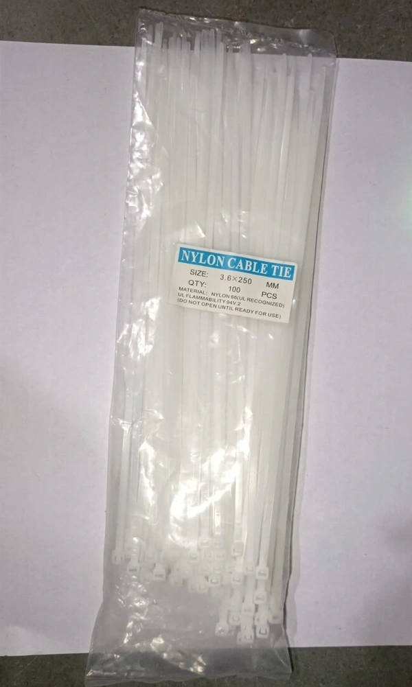 NYLON CABLE TIE 3.6X250 MM