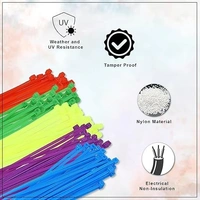 NYLON CABLE TIE MIX SIZE COLOUR