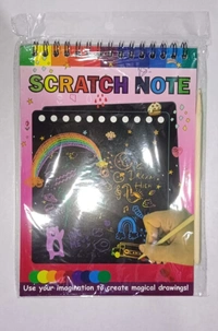 SCRATCH BOOK 14X20 PLAIN A5