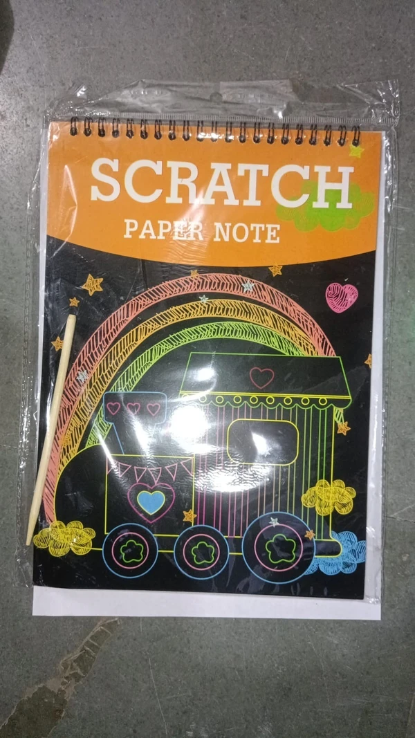 SCRATCH BOOK PLAIN A4 SIZE