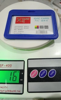 SLIDING ID CARD HOLDER BLUE (SET OF 5)C-981H
