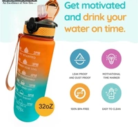 MOTIVATIONAL WATER BOTTLE  1LTR
