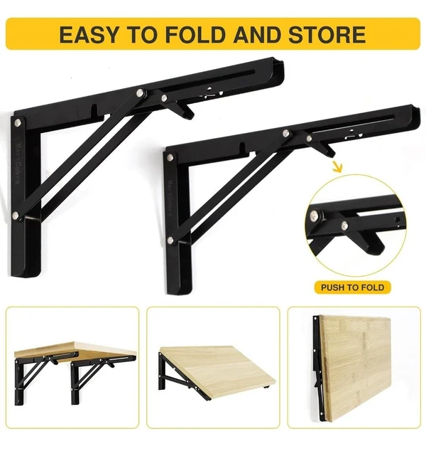 FOLDING SHELF BRACKETS 14"