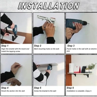 FOLDING SHELF BRACKETS 10"