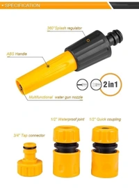 GARDEN GUN PLASTIC 3 ATTACHMENTS