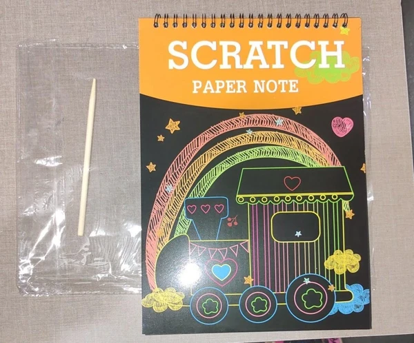 SCRATCH BOOK PLAIN A4 SIZE