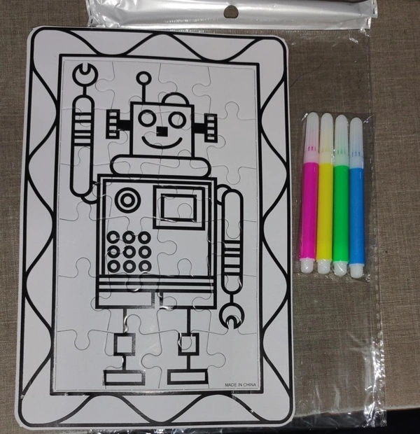 PUZZLE PAINTING SHEET