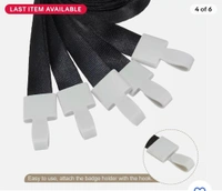 ID CARD STRAPS BLACK