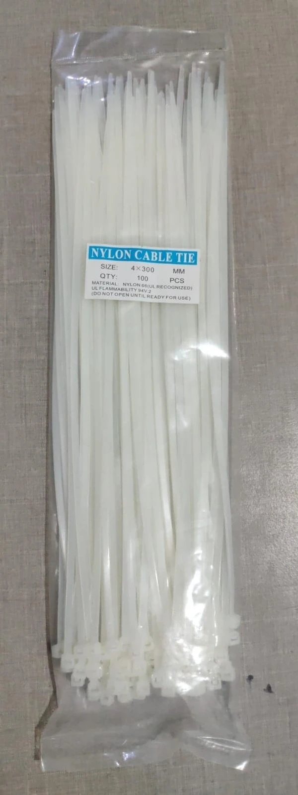 NYLON CABLE TIE 4X300MM