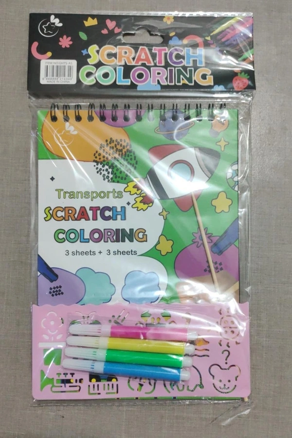 SCRATCH COLOUR BOOK