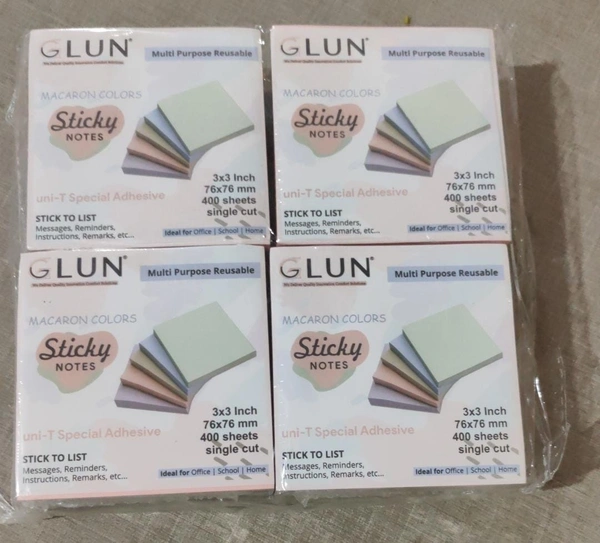 STICK NOTES GLUN MACARON (400 SHEET)