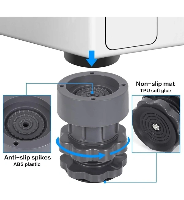 ANTI VIBRATION PAD WITH HEIGHT ADJUSTMENT (SET OF 4)