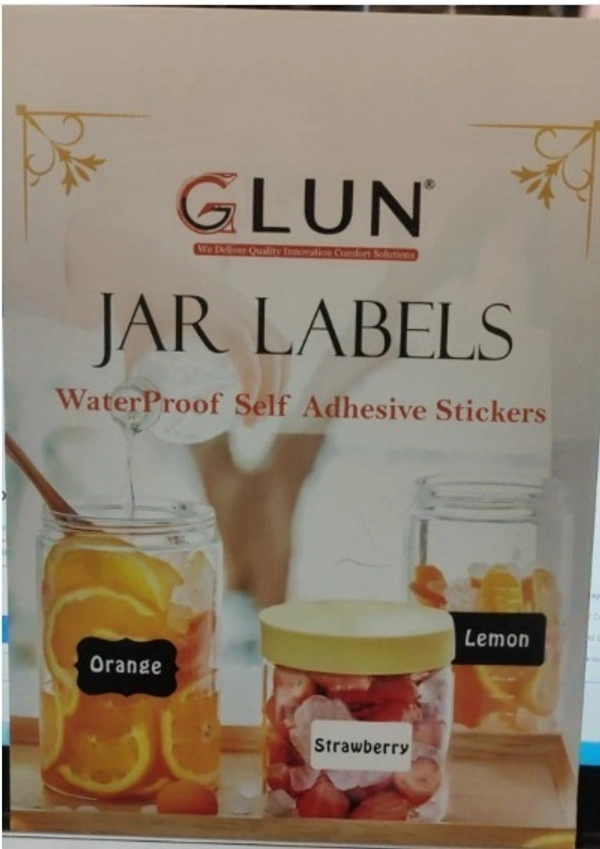 GLUN JAR LABELS PRINTED ENVELOPE 25X18