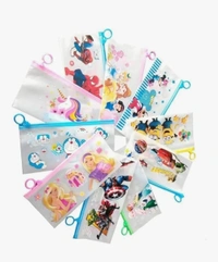 TRANSPARANT PRINTED ZIPPER POUCH