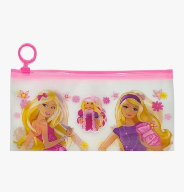 TRANSPARANT PRINTED ZIPPER POUCH