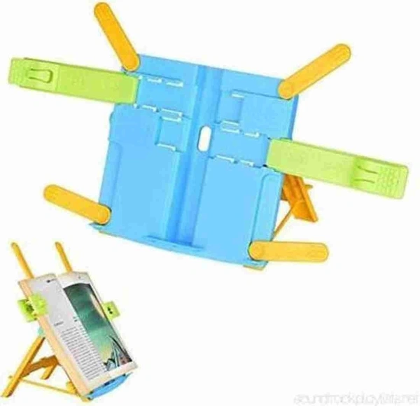 BOOK STAND PLASTIC BLUE