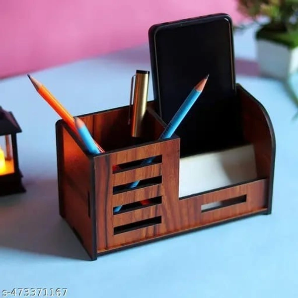 Wooden Pen Stand