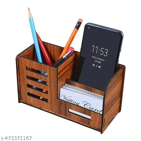 Wooden Pen Stand
