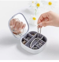 Jewelry Storage Box With Mirror