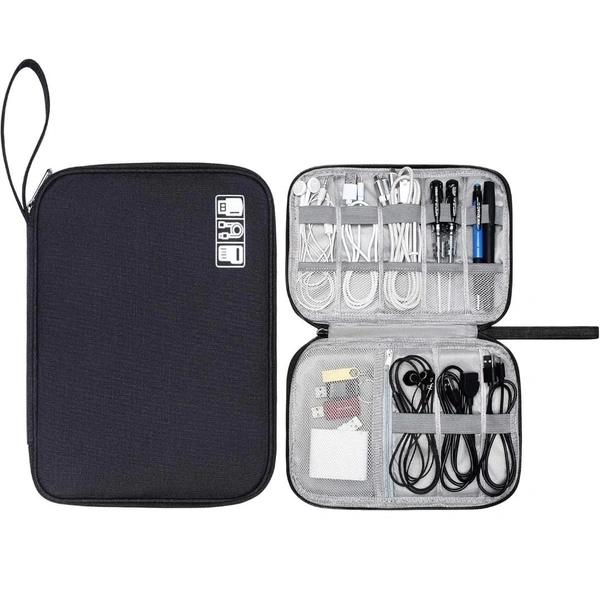 TRAVEL ACCESSORIES BAG BLUE 25X19X2