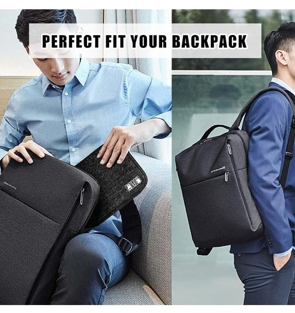 TRAVEL ACCESSORIES BAG BLUE 25X19X2